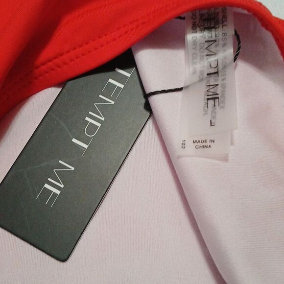 Tempt Me Red bikini bottoms  Sz L NWT - Picture 4 of 4